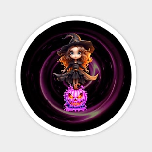 Halloween Witch Magnet